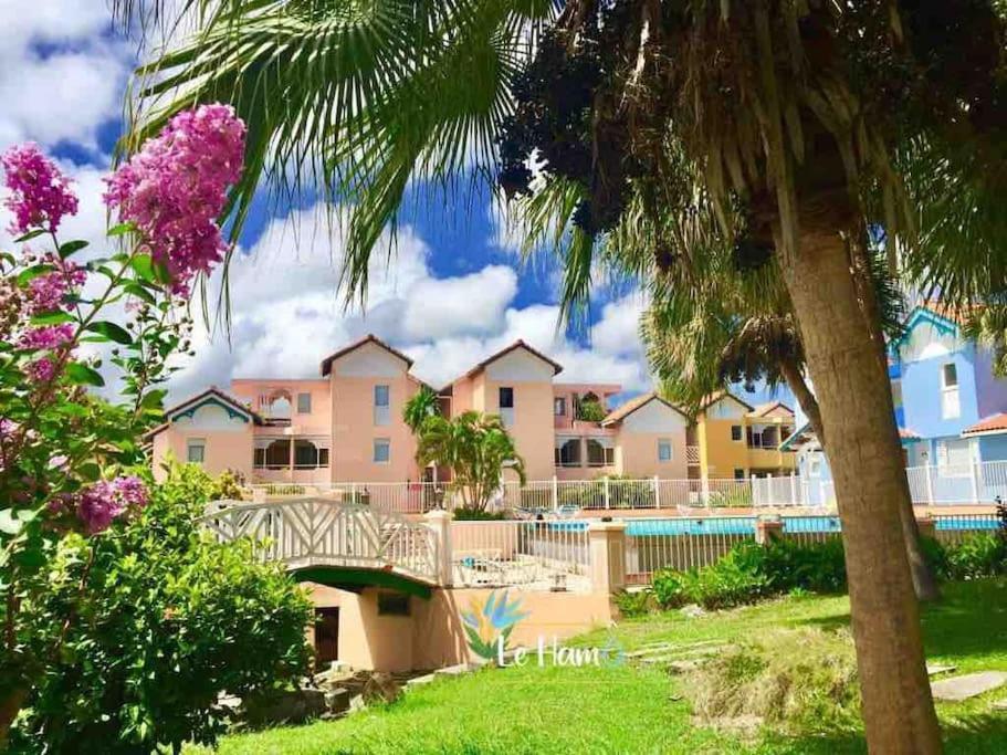 Le Hamo - Cosy : T2 magnifique piscine proche plage Sainte-Anne Extérieur photo